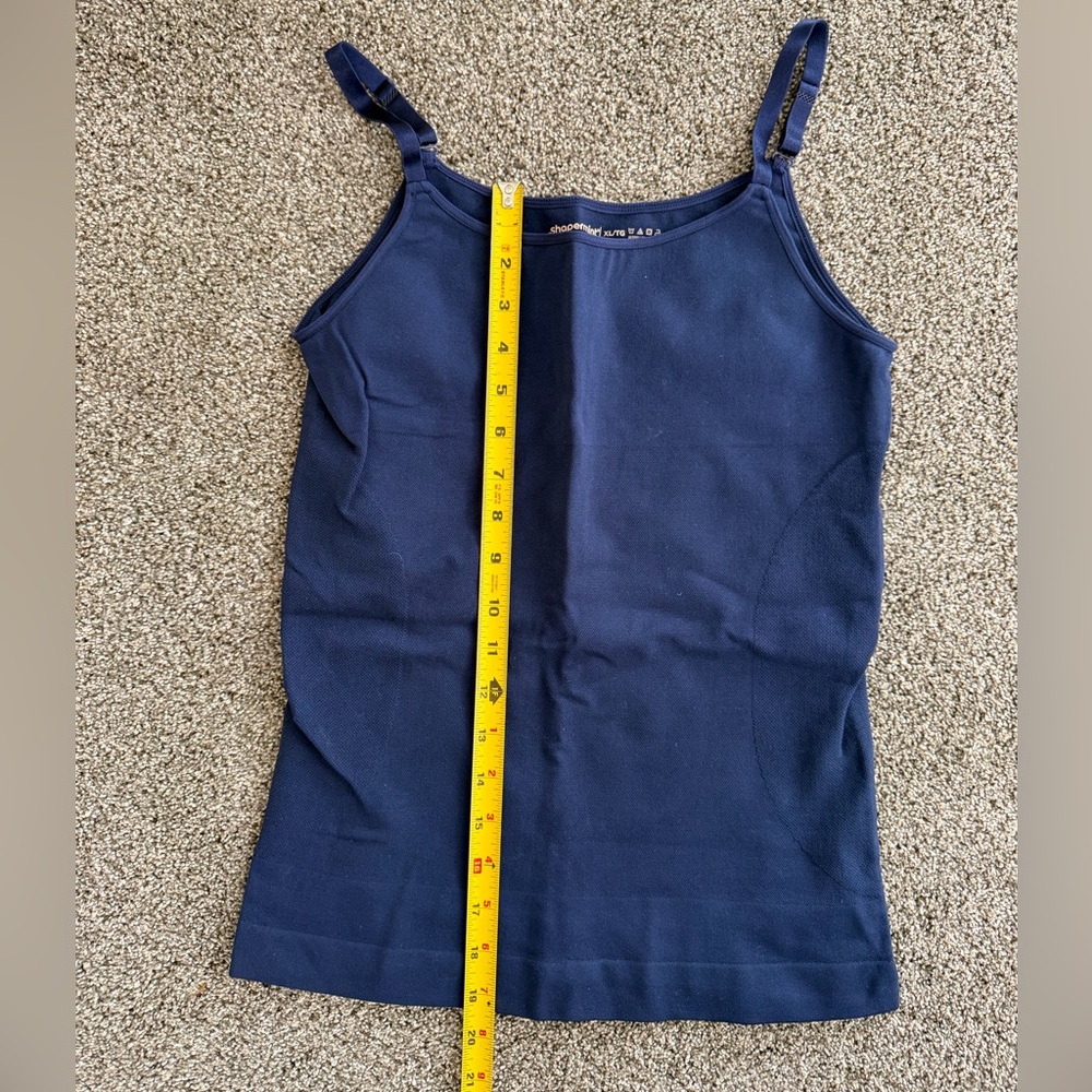 Set of 2 Shapermint Essentials All Day Camis - Navy and Black Compression Tanks - Picture 3 of 7
